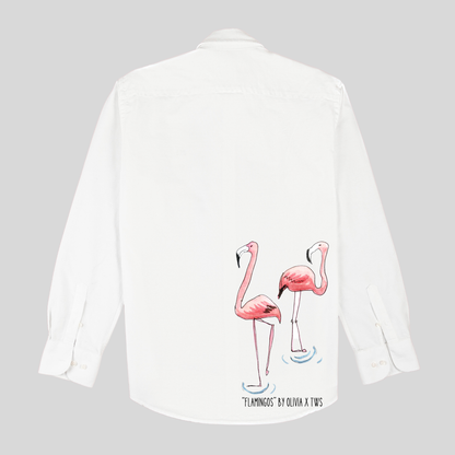Flamingos by Olivia